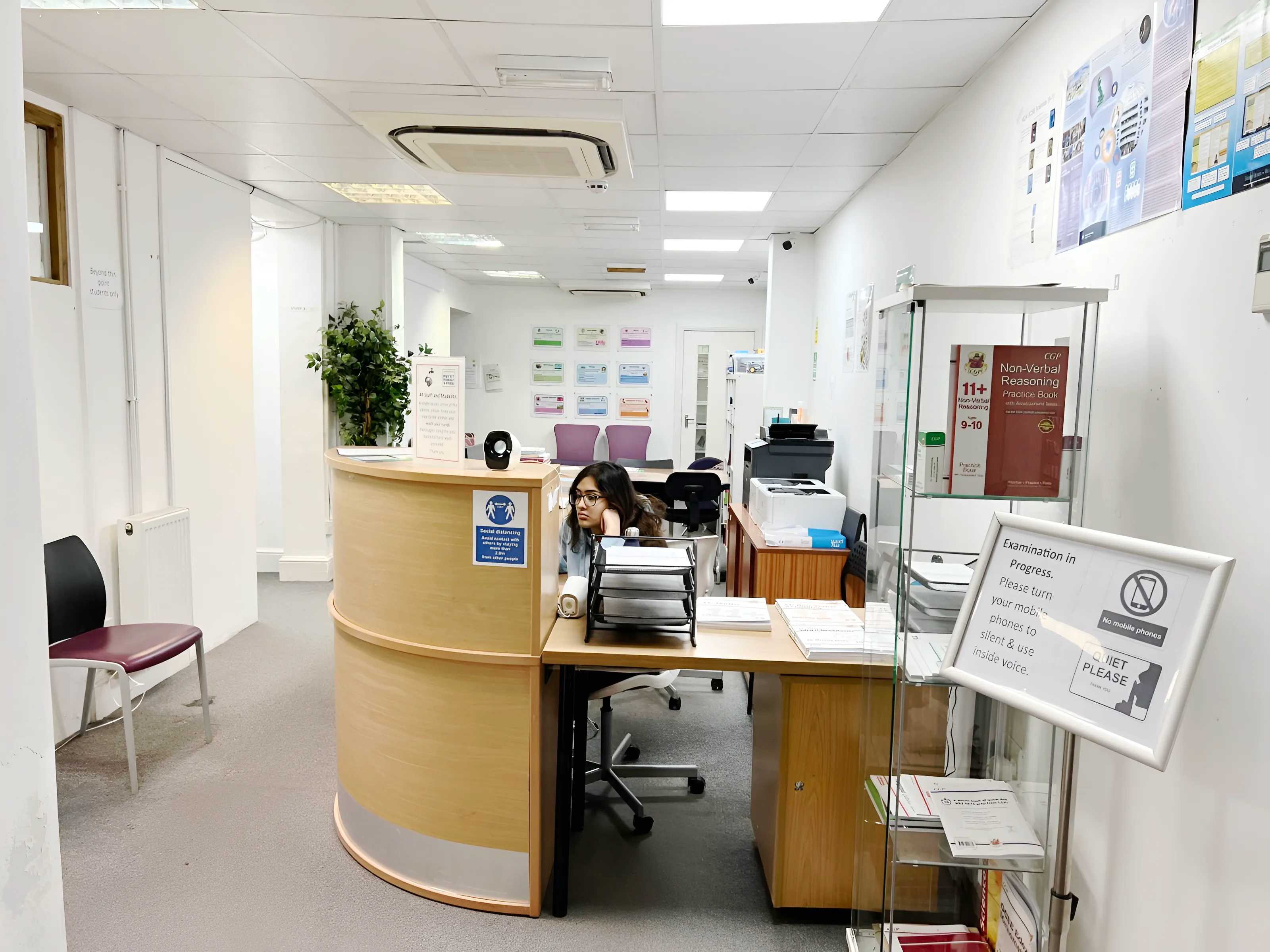 Reception area at Ark Education Centre, Ilford
